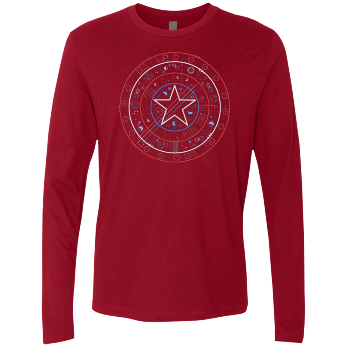 T-Shirts Cardinal / Small Tech America Men's Premium Long Sleeve