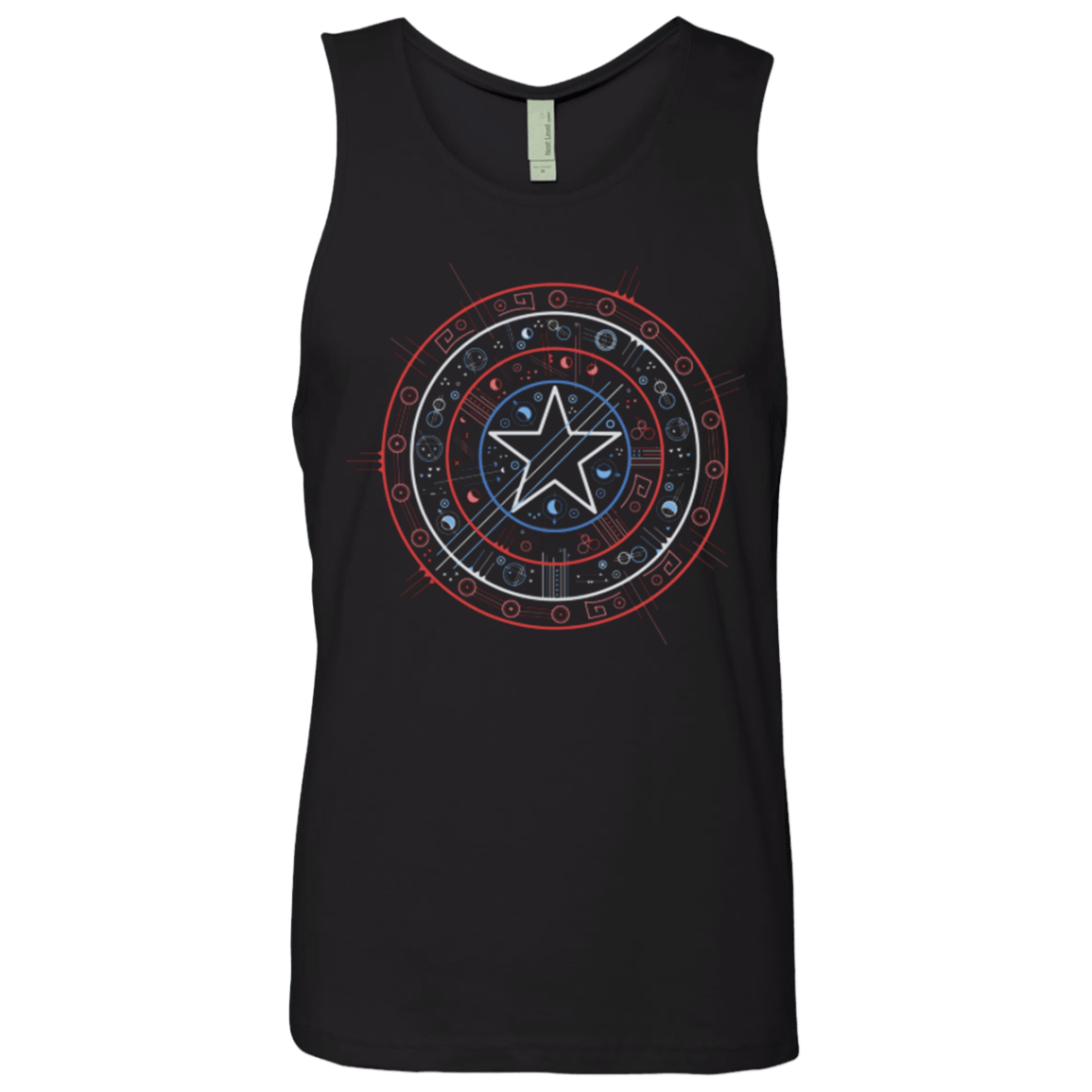 T-Shirts Black / Small Tech America Men's Premium Tank Top