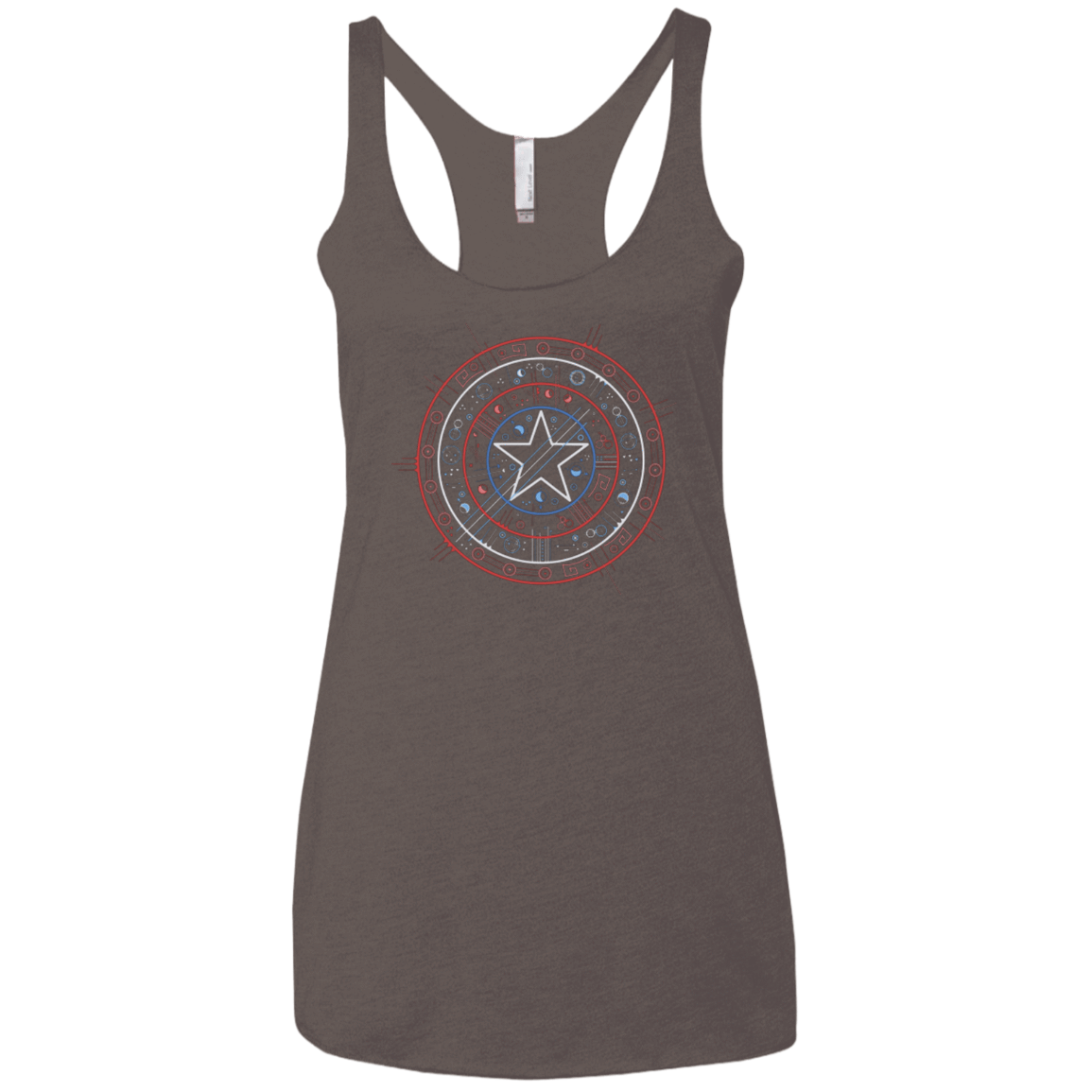 T-Shirts Macchiato / X-Small Tech America Women's Triblend Racerback Tank