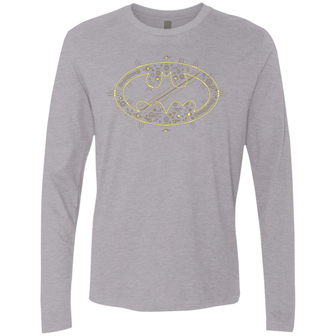 T-Shirts Heather Grey / Small Tech bat Men's Premium Long Sleeve