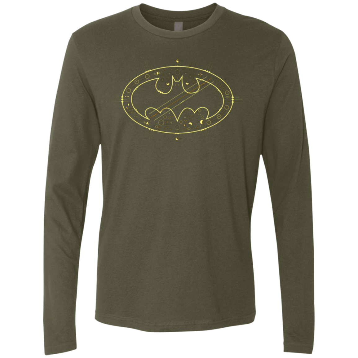 T-Shirts Military Green / Small Tech bat Men's Premium Long Sleeve