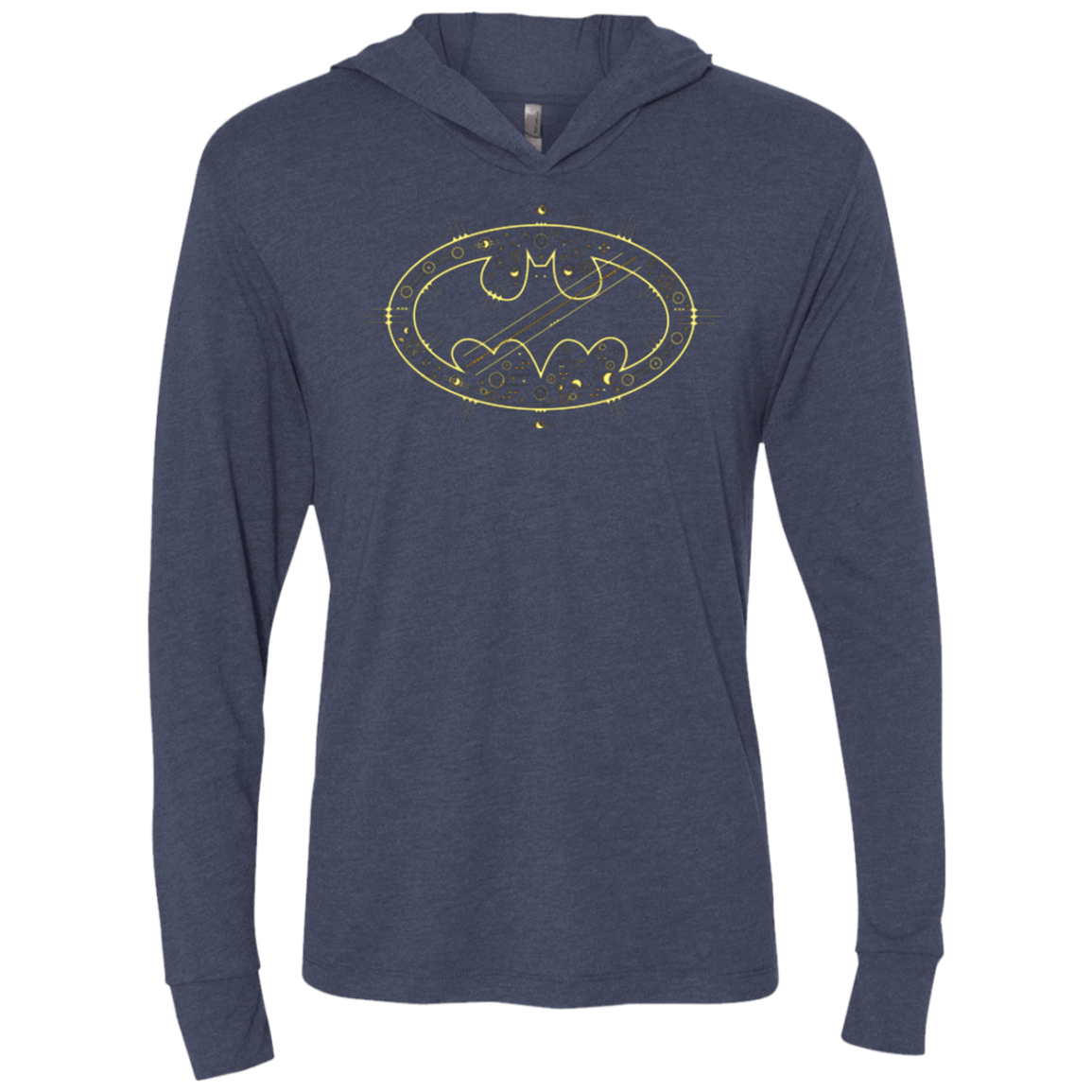T-Shirts Vintage Navy / X-Small Tech bat Triblend Long Sleeve Hoodie Tee