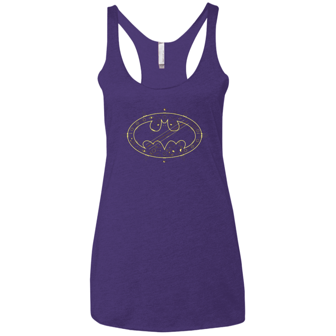 T-Shirts Purple / X-Small Tech bat Women's Triblend Racerback Tank
