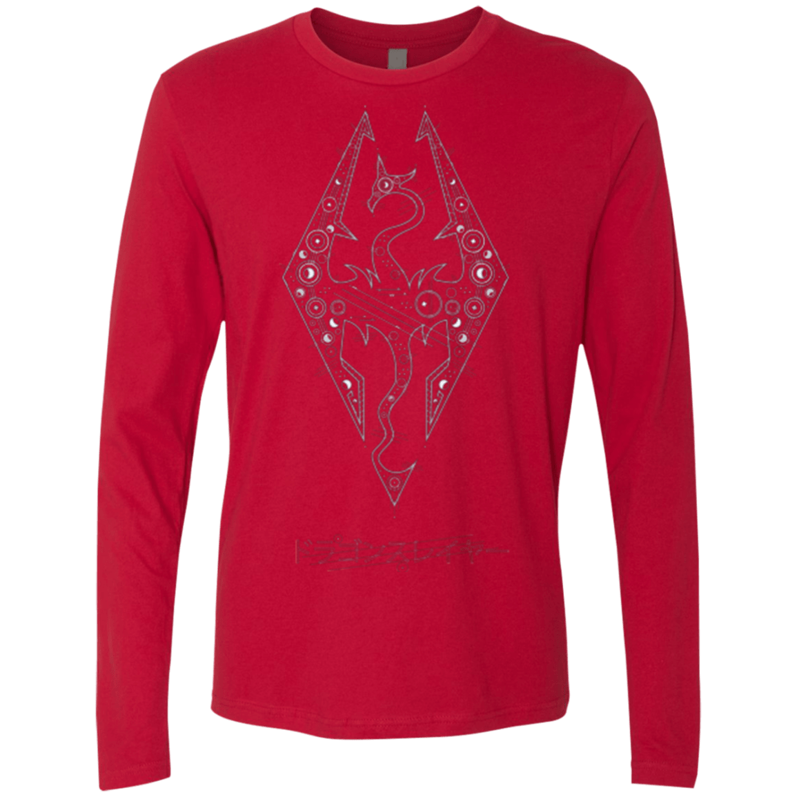 T-Shirts Red / Small Tech Draco Men's Premium Long Sleeve