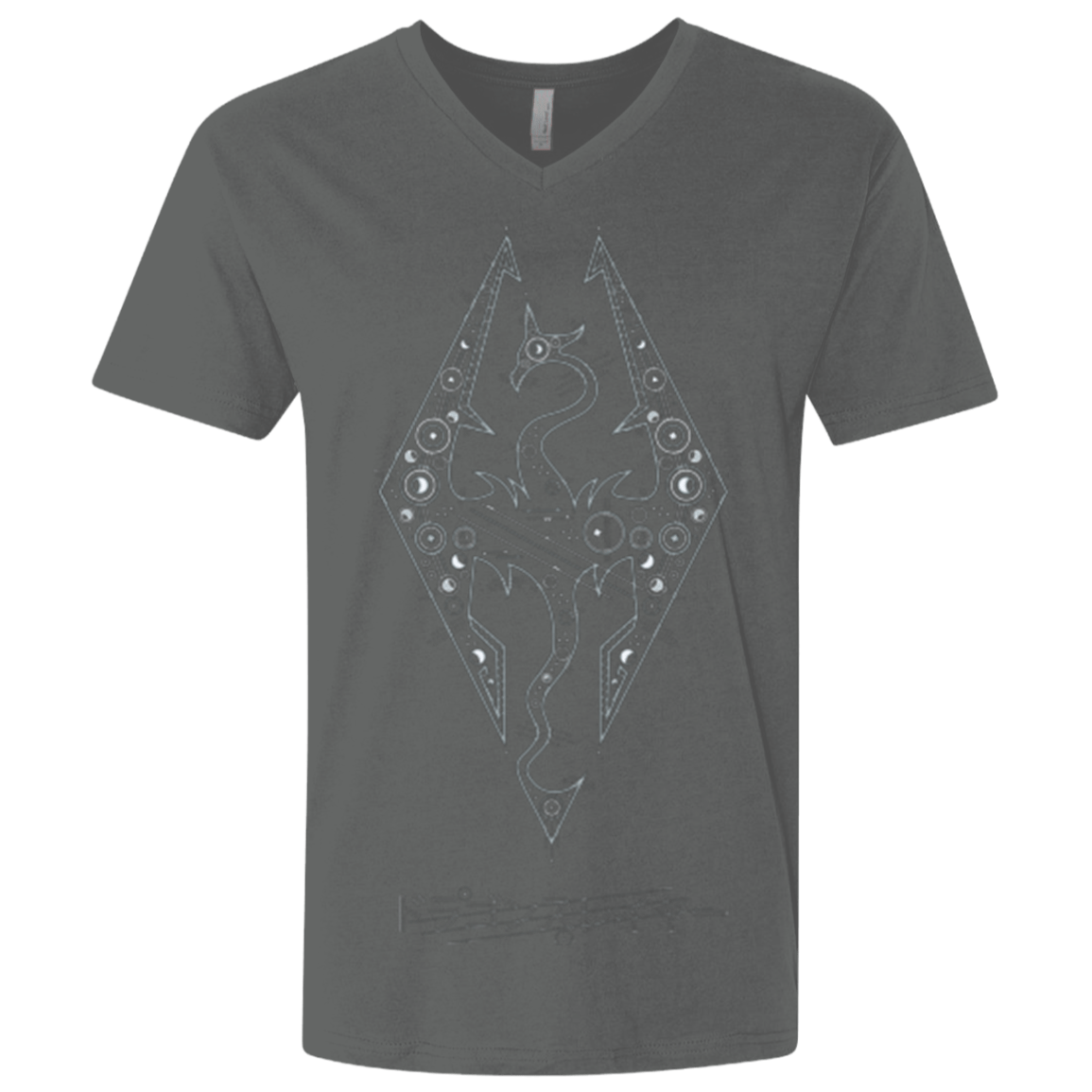 T-Shirts Heavy Metal / X-Small Tech Draco Men's Premium V-Neck