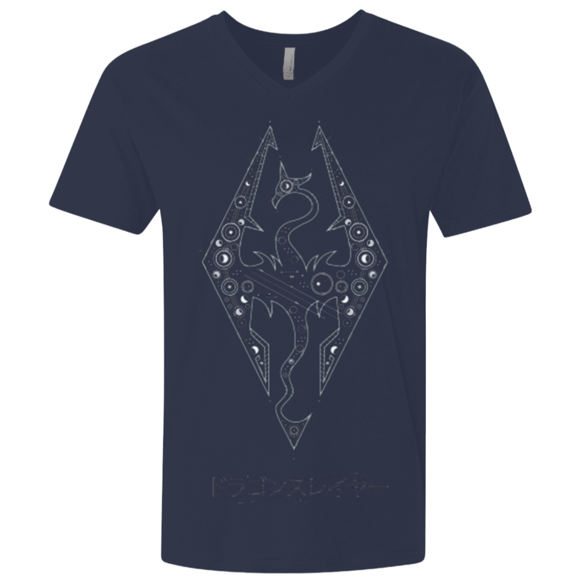 T-Shirts Midnight Navy / X-Small Tech Draco Men's Premium V-Neck