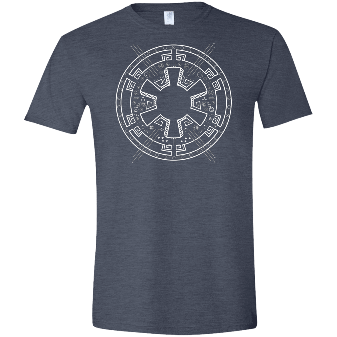 T-Shirts Heather Navy / S Tech empire Men's Semi-Fitted Softstyle