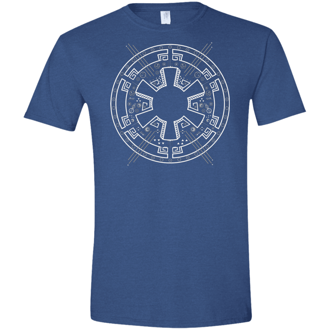 T-Shirts Heather Royal / X-Small Tech empire Men's Semi-Fitted Softstyle