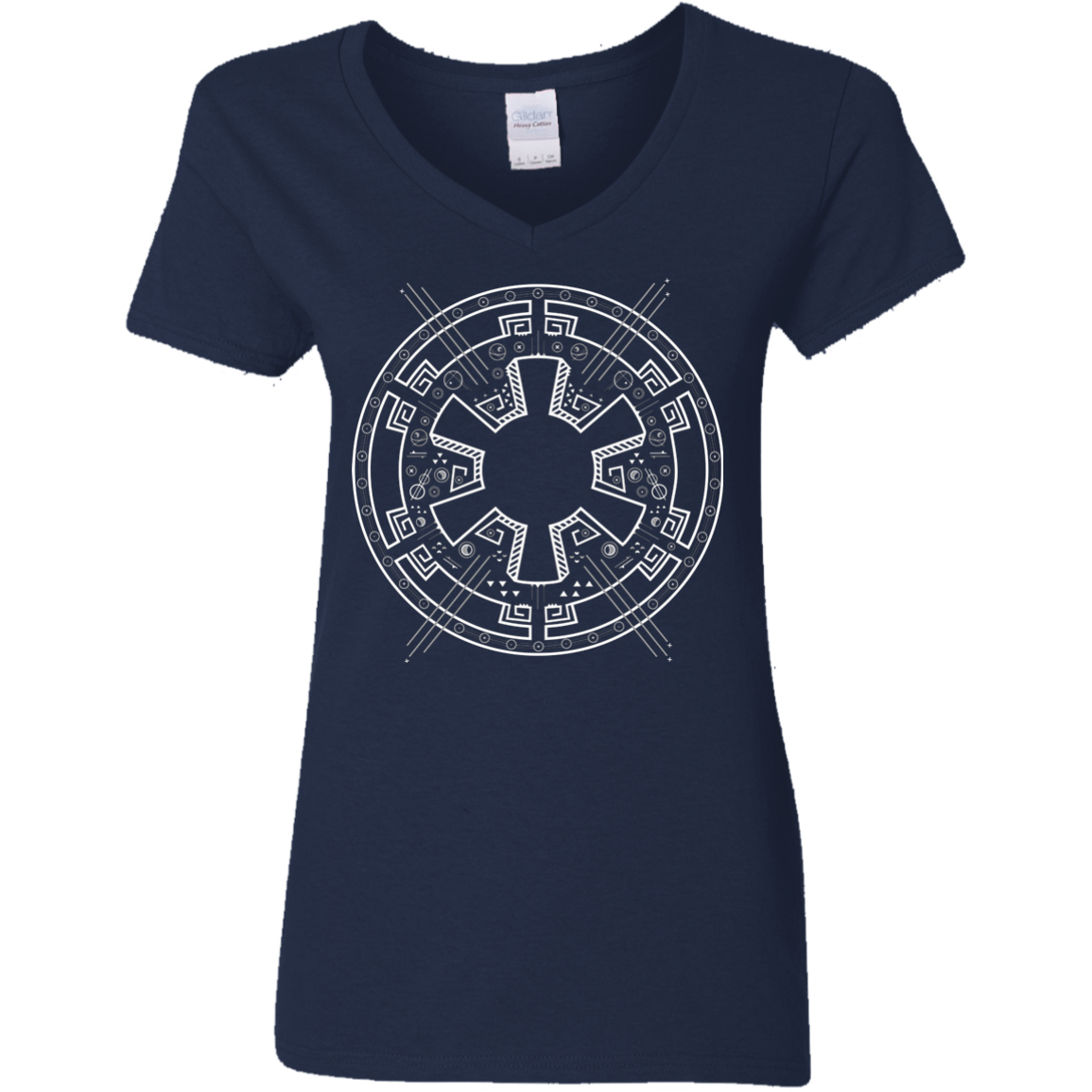 T-Shirts Navy / S Tech empire Women's V-Neck T-Shirt