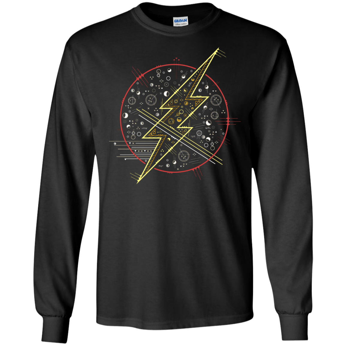 T-Shirts Black / S Tech Flash Men's Long Sleeve T-Shirt