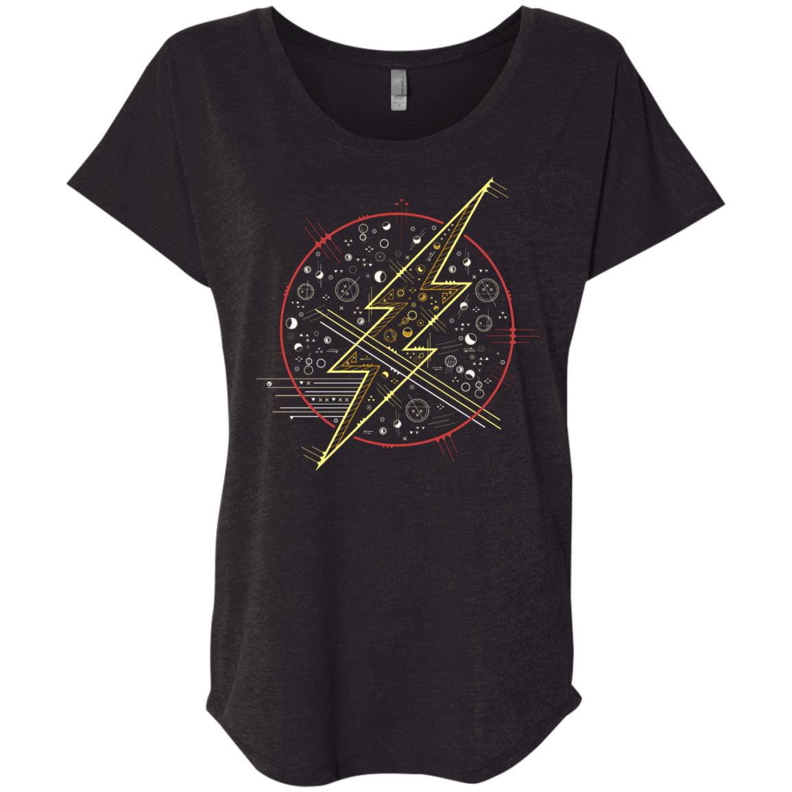 T-Shirts Vintage Black / X-Small Tech Flash Triblend Dolman Sleeve