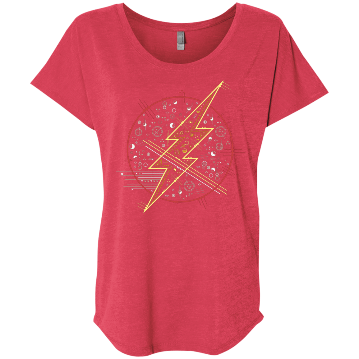 T-Shirts Vintage Red / X-Small Tech Flash Triblend Dolman Sleeve