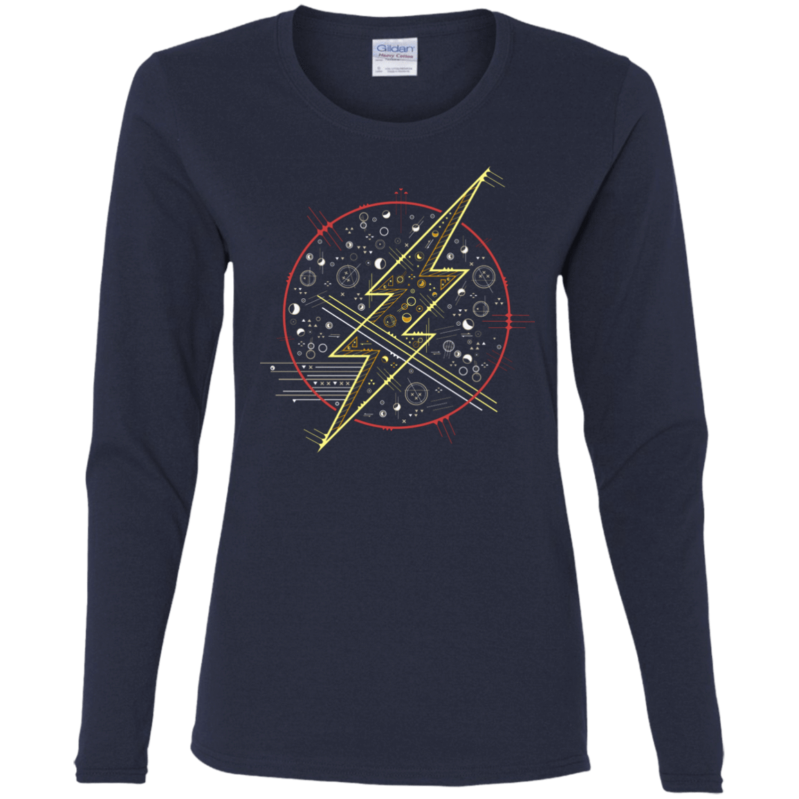 T-Shirts Navy / S Tech Flash Women's Long Sleeve T-Shirt