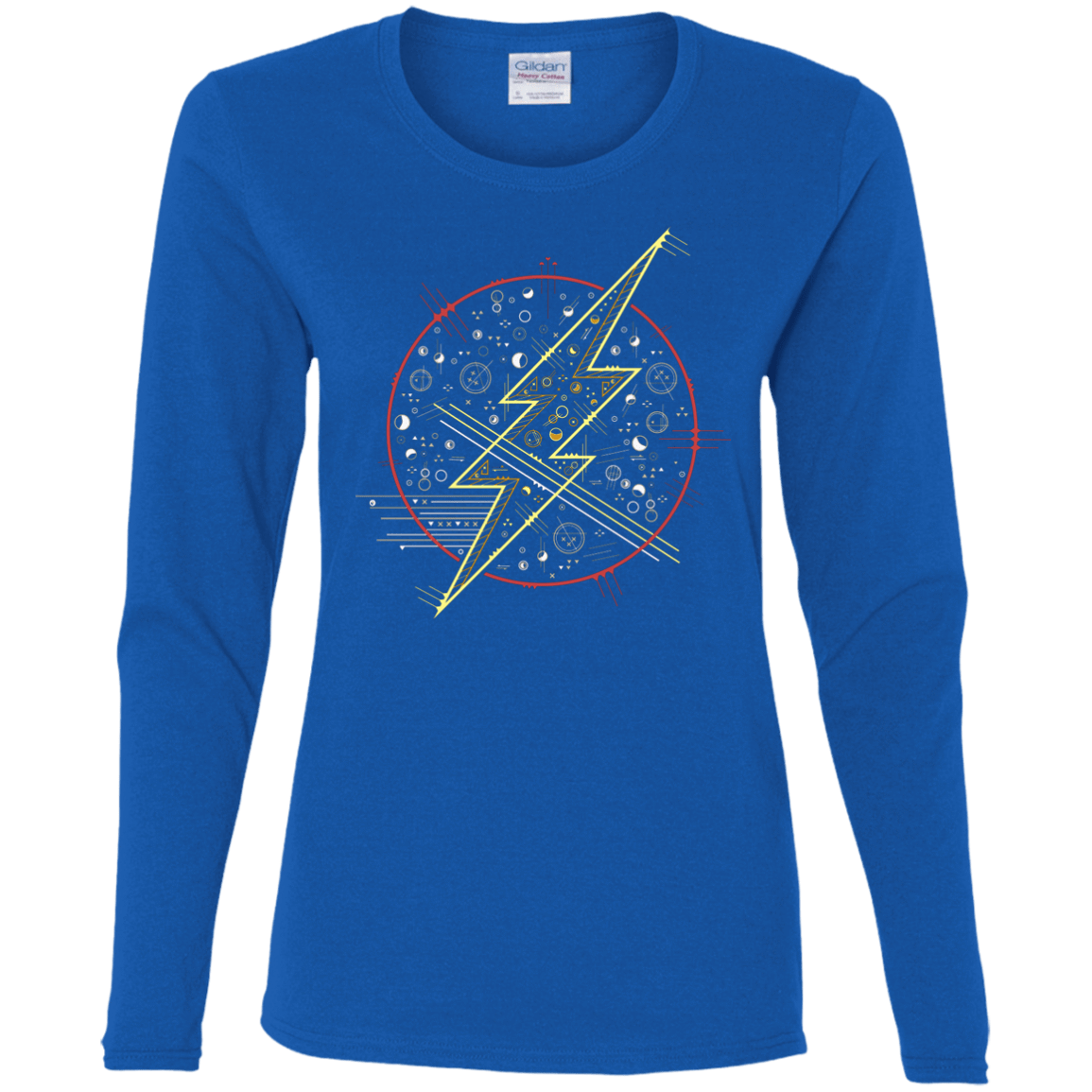 T-Shirts Royal / S Tech Flash Women's Long Sleeve T-Shirt