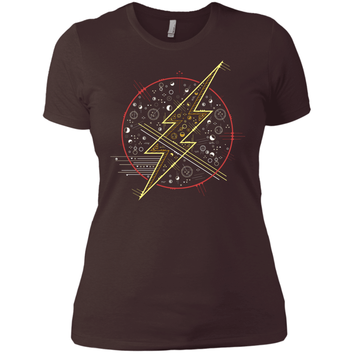 T-Shirts Dark Chocolate / X-Small Tech Flash Women's Premium T-Shirt