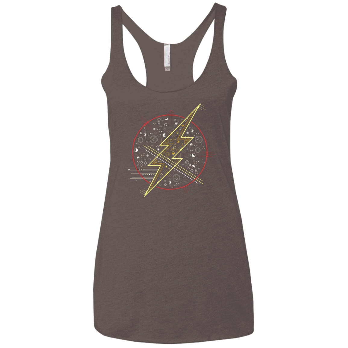 T-Shirts Macchiato / X-Small Tech Flash Women's Triblend Racerback Tank