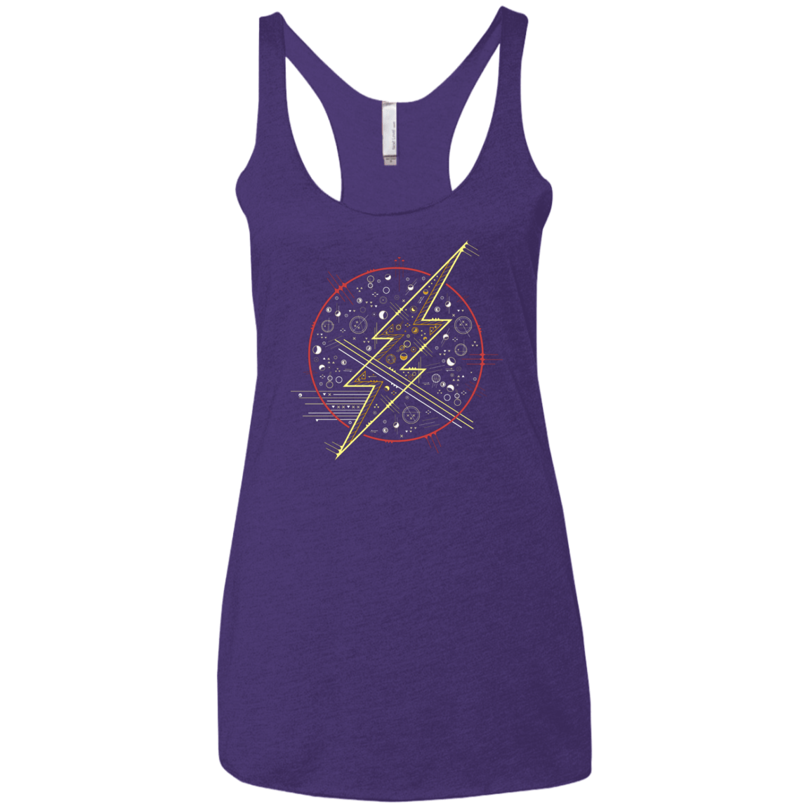 T-Shirts Purple Rush / X-Small Tech Flash Women's Triblend Racerback Tank