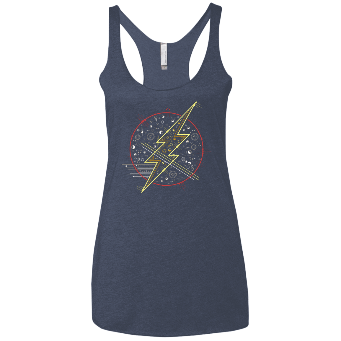 T-Shirts Vintage Navy / X-Small Tech Flash Women's Triblend Racerback Tank