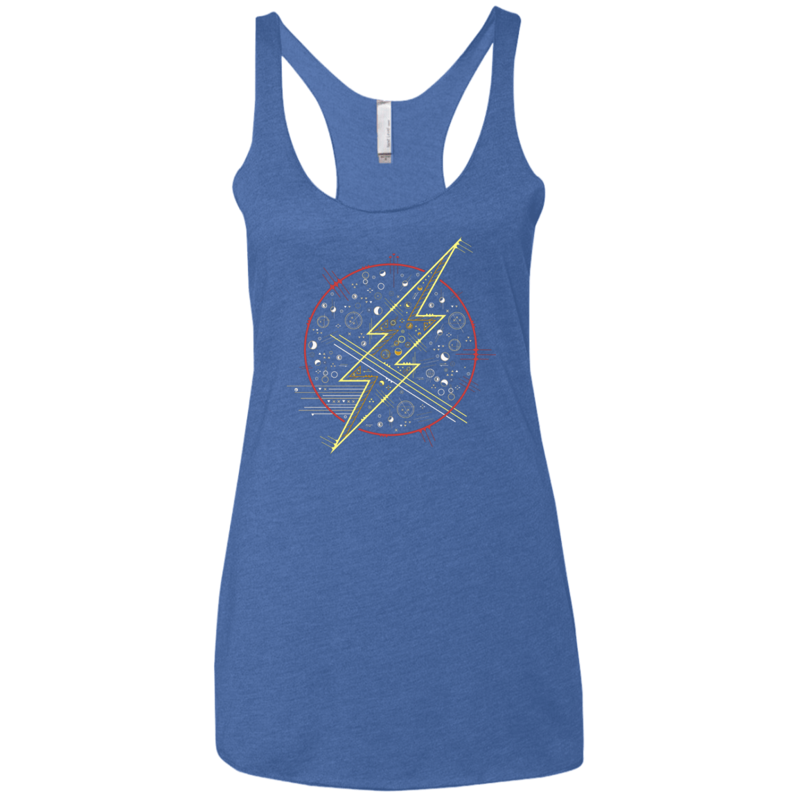 T-Shirts Vintage Royal / X-Small Tech Flash Women's Triblend Racerback Tank