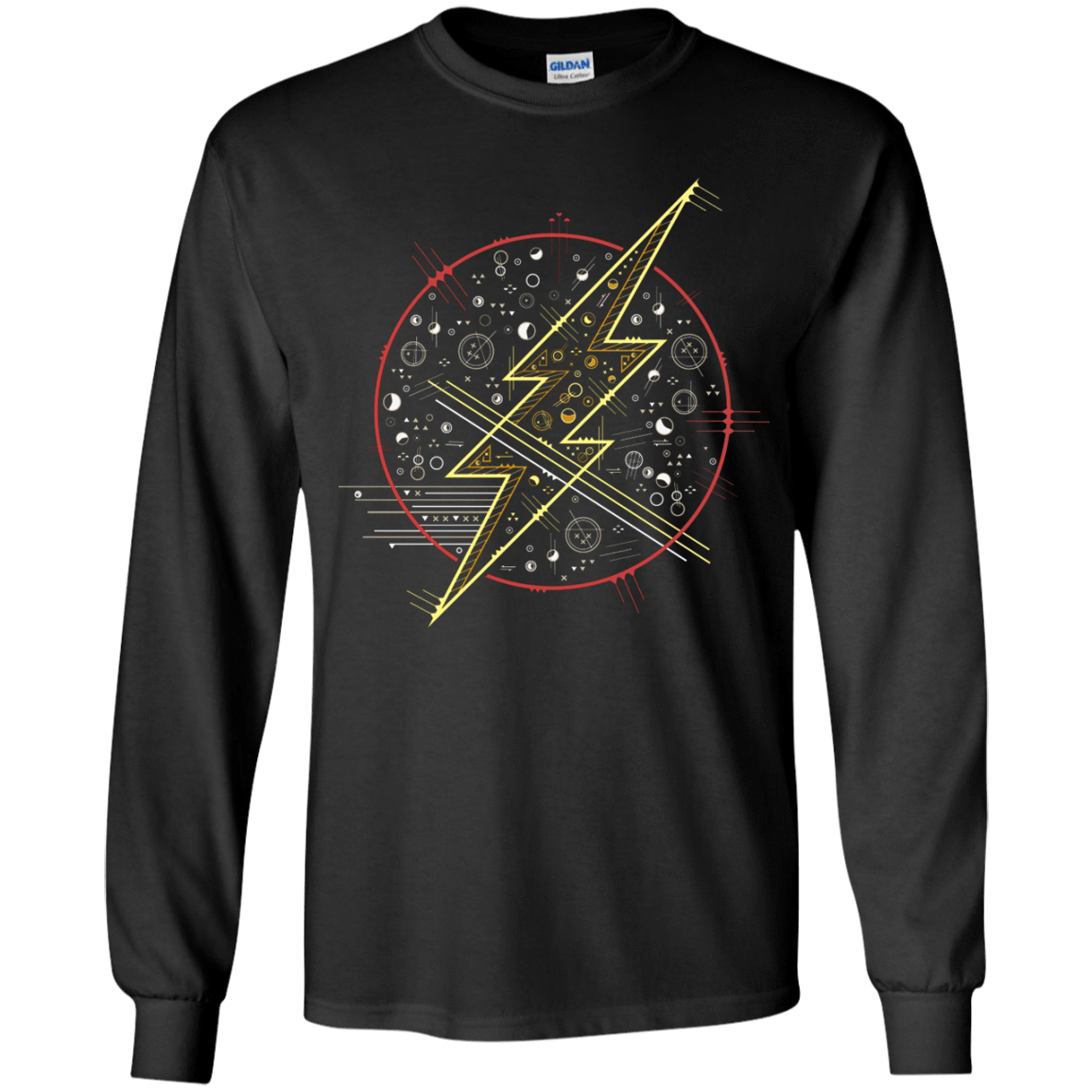 T-Shirts Black / YS Tech Flash Youth Long Sleeve T-Shirt