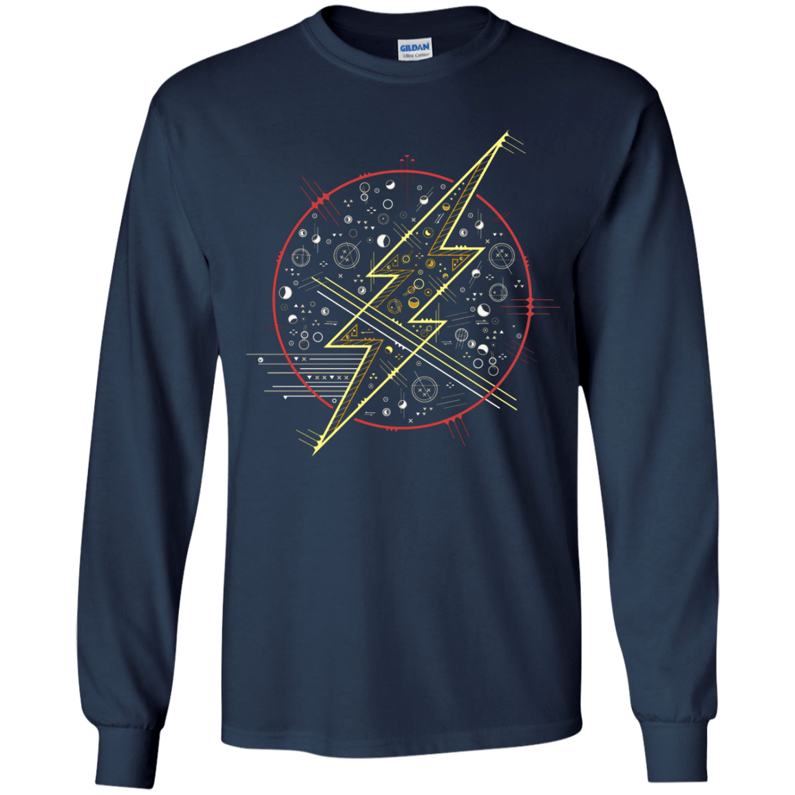 T-Shirts Navy / YS Tech Flash Youth Long Sleeve T-Shirt