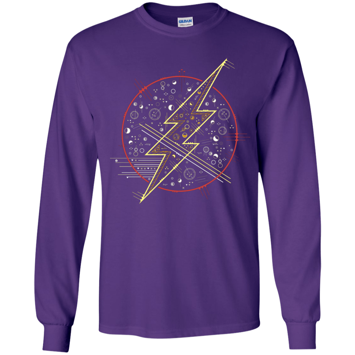 T-Shirts Purple / YS Tech Flash Youth Long Sleeve T-Shirt