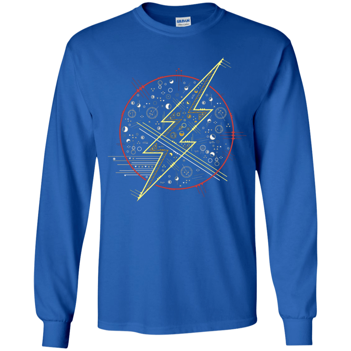 T-Shirts Royal / YS Tech Flash Youth Long Sleeve T-Shirt