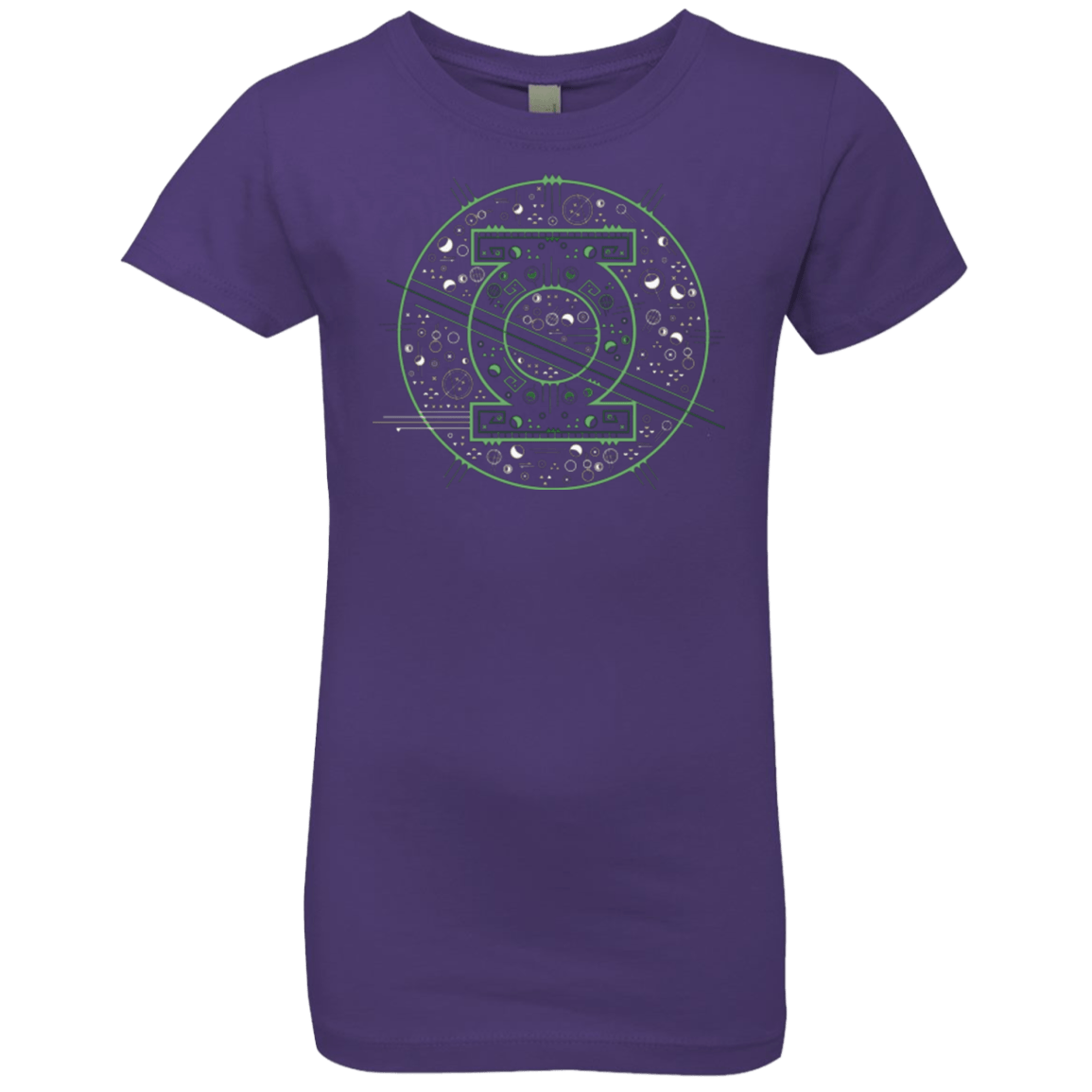 T-Shirts Purple Rush / YXS Tech lantern Girls Premium T-Shirt