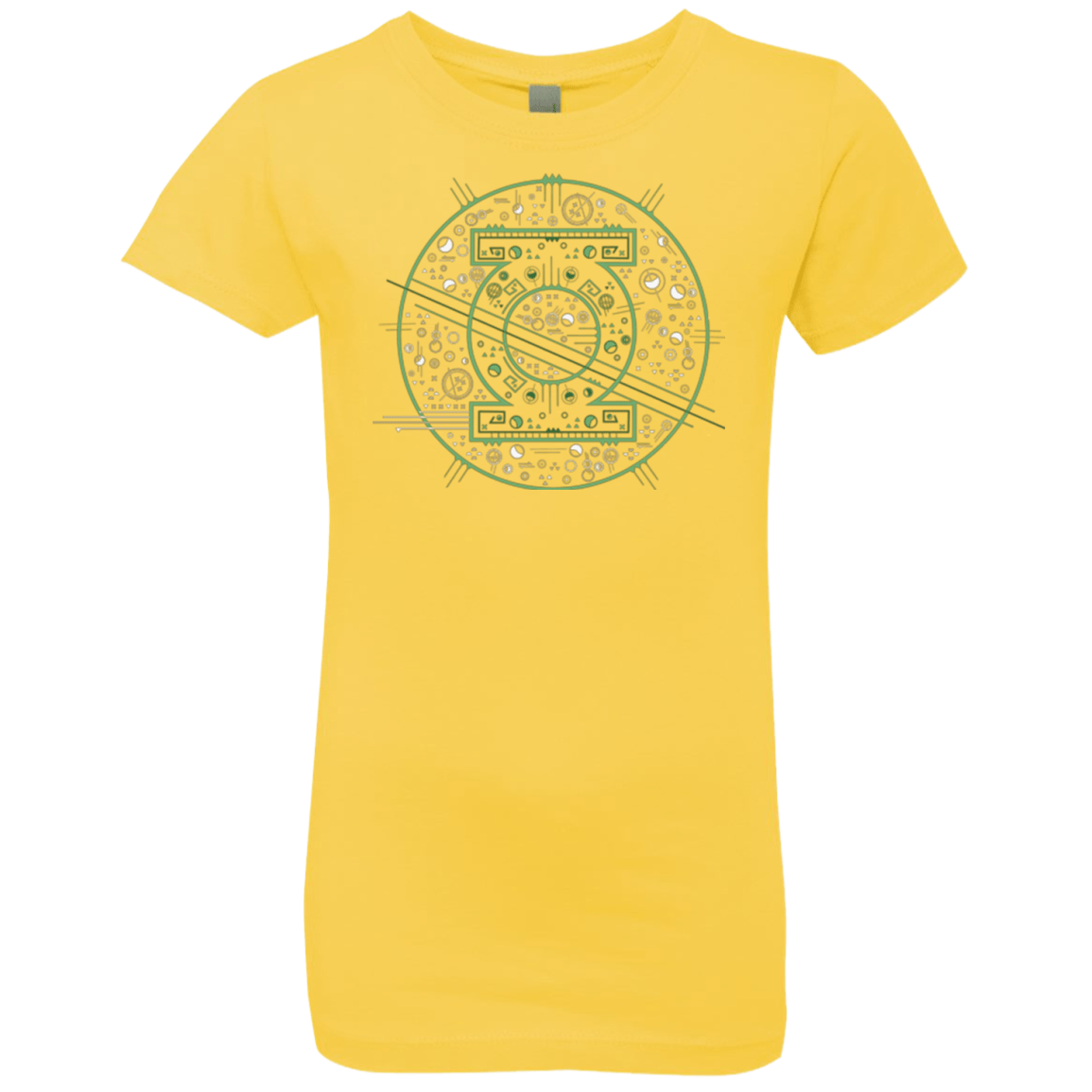 T-Shirts Vibrant Yellow / YXS Tech lantern Girls Premium T-Shirt