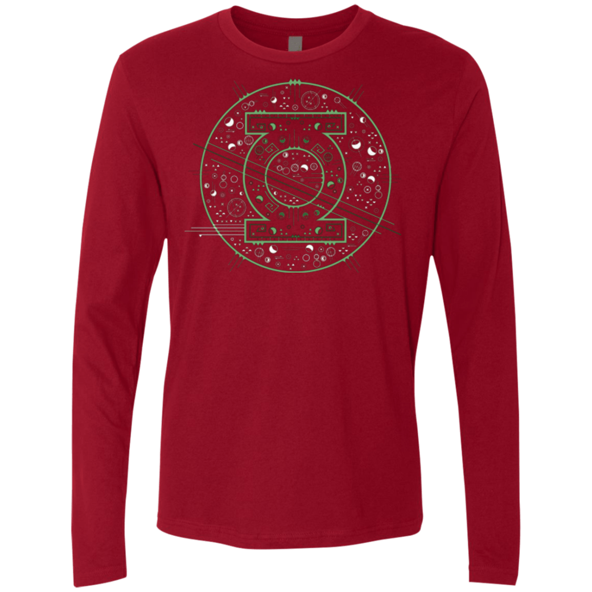 T-Shirts Cardinal / Small Tech lantern Men's Premium Long Sleeve