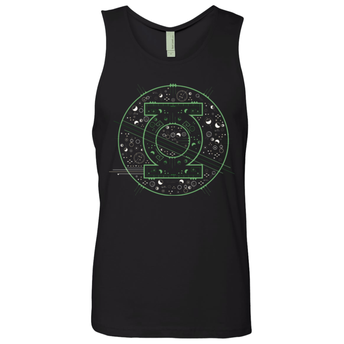 T-Shirts Black / Small Tech lantern Men's Premium Tank Top