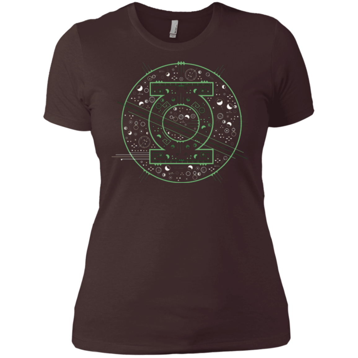 T-Shirts Dark Chocolate / X-Small Tech lantern Women's Premium T-Shirt