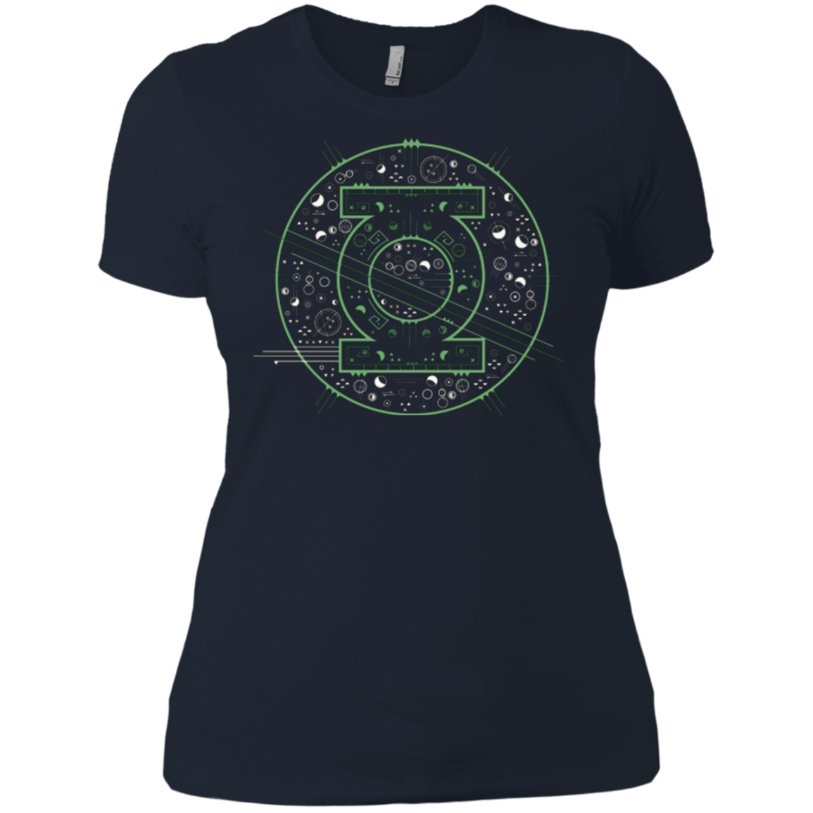 T-Shirts Midnight Navy / X-Small Tech lantern Women's Premium T-Shirt