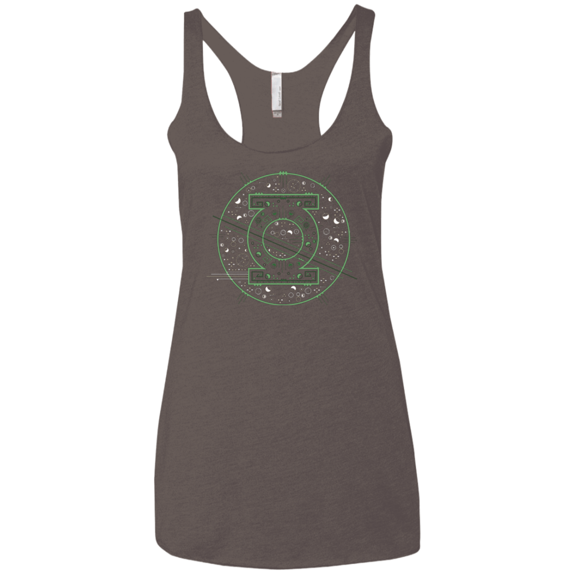 T-Shirts Macchiato / X-Small Tech lantern Women's Triblend Racerback Tank