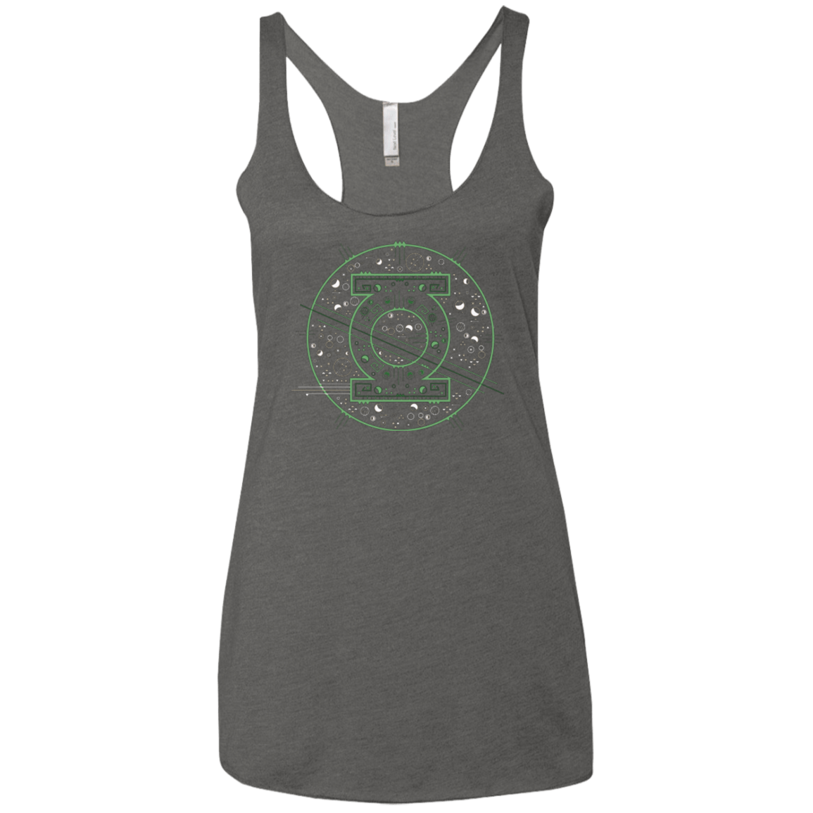 T-Shirts Premium Heather / X-Small Tech lantern Women's Triblend Racerback Tank