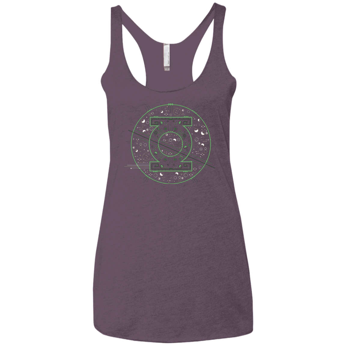 T-Shirts Vintage Purple / X-Small Tech lantern Women's Triblend Racerback Tank