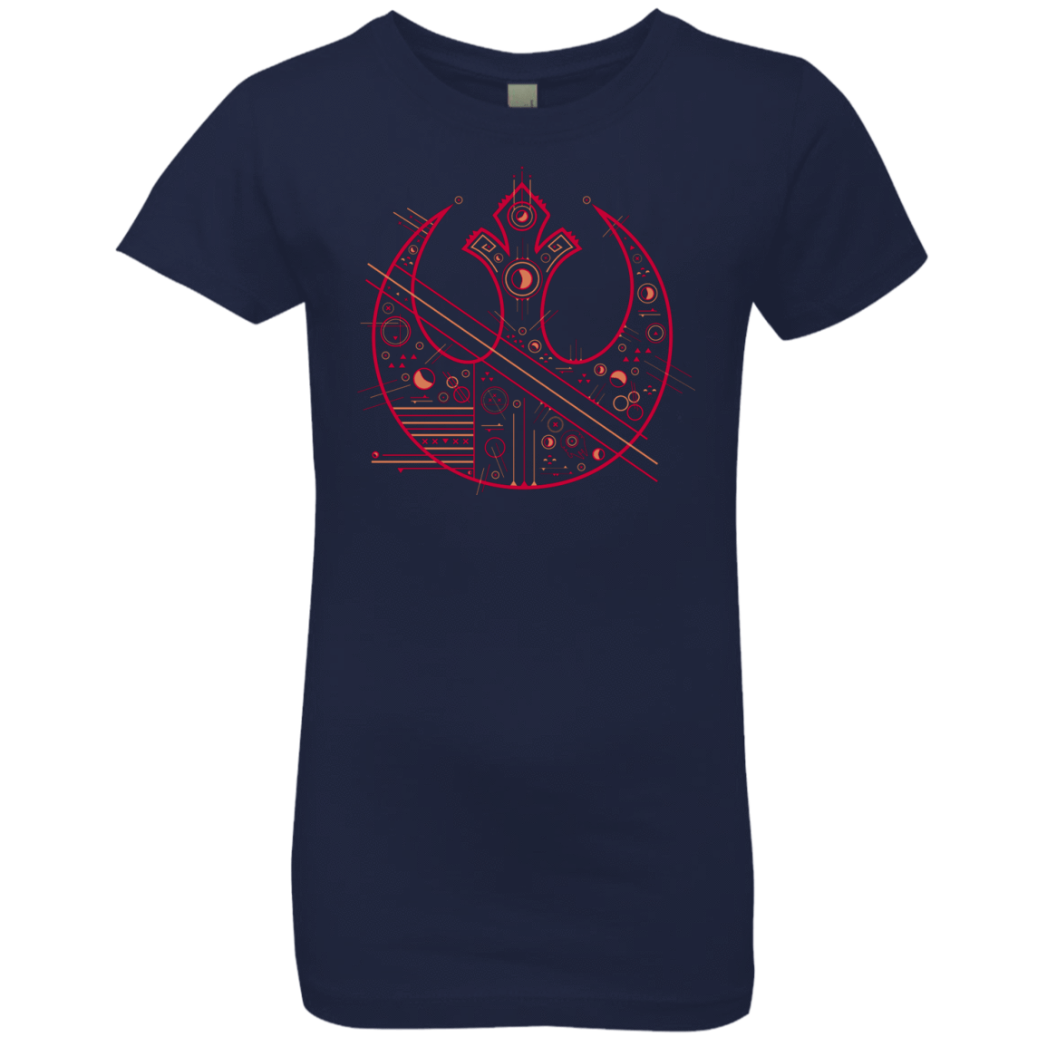 T-Shirts Midnight Navy / YXS Tech Rebel Girls Premium T-Shirt