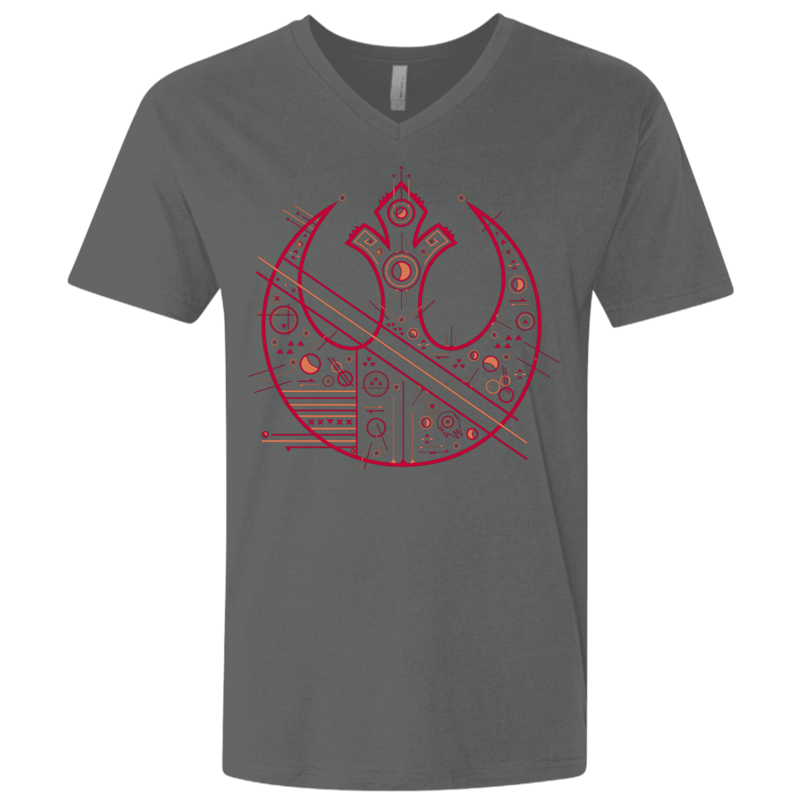 T-Shirts Heavy Metal / X-Small Tech Rebel Men's Premium V-Neck