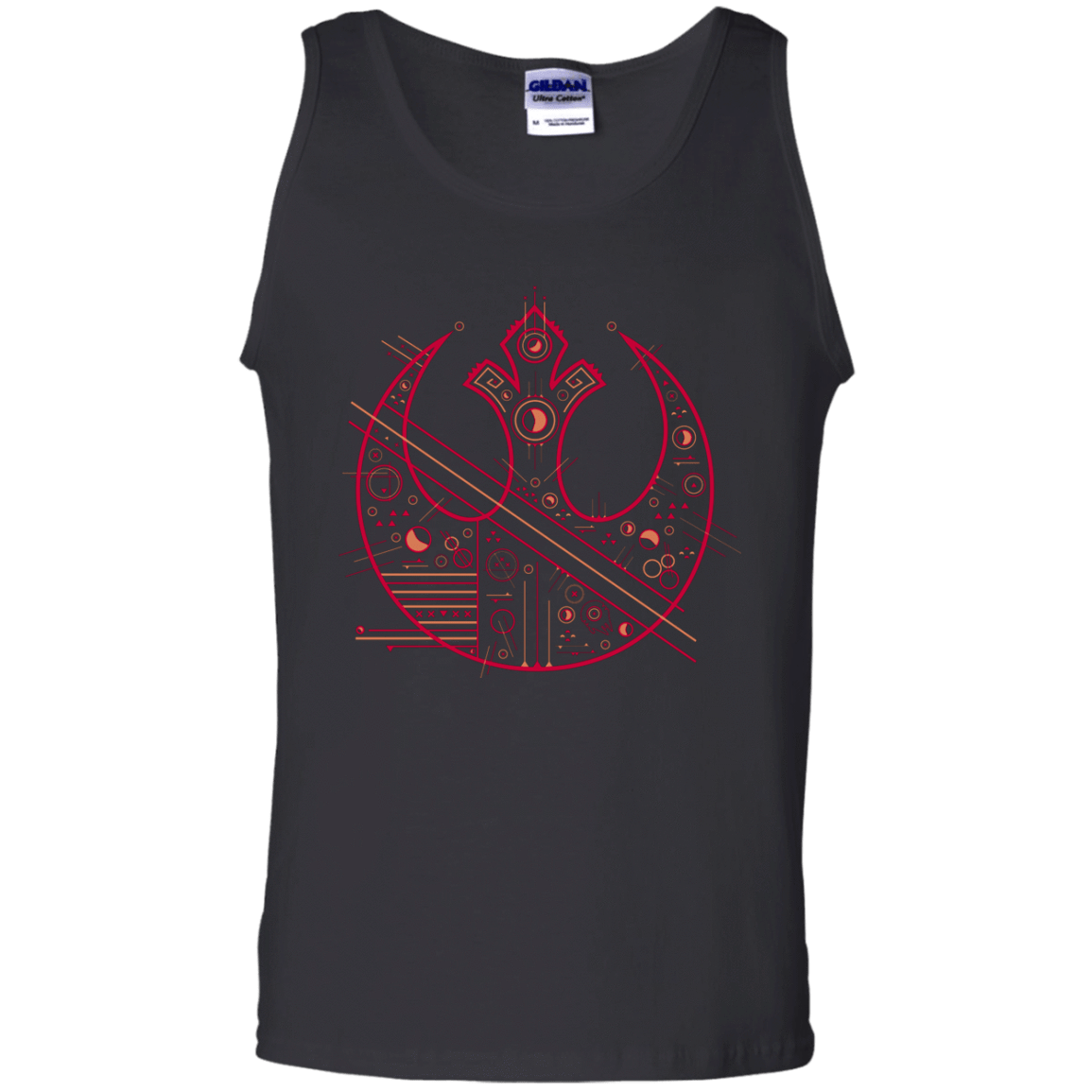 T-Shirts Black / S Tech Rebel Men's Tank Top