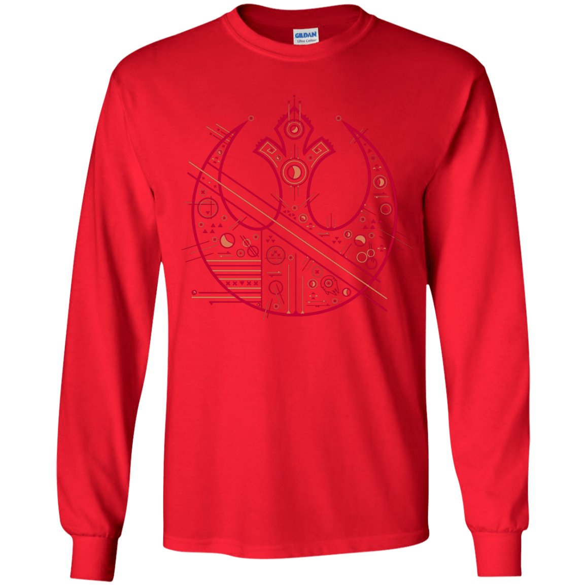 T-Shirts Red / YS Tech Rebel Youth Long Sleeve T-Shirt
