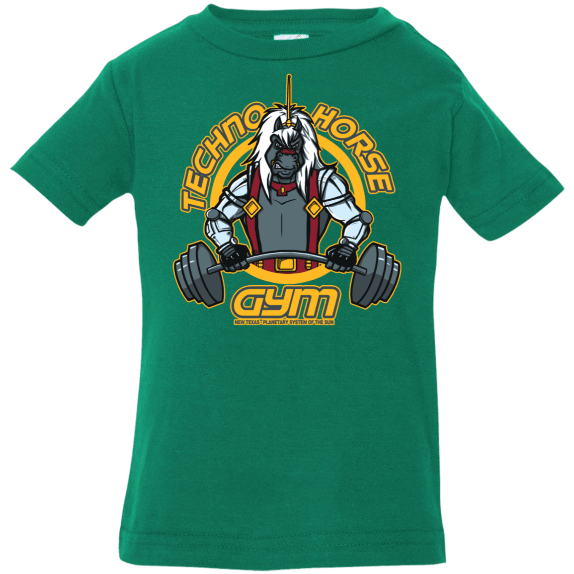 T-Shirts Kelly / 6 Months Techno Horse Gym Infant Premium T-Shirt