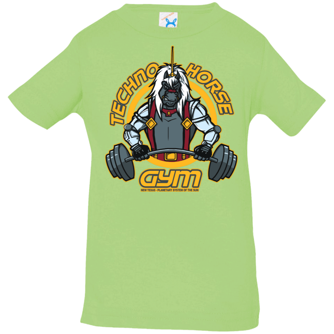 T-Shirts Key Lime / 6 Months Techno Horse Gym Infant Premium T-Shirt