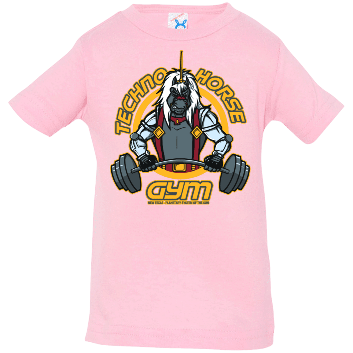 T-Shirts Pink / 6 Months Techno Horse Gym Infant Premium T-Shirt