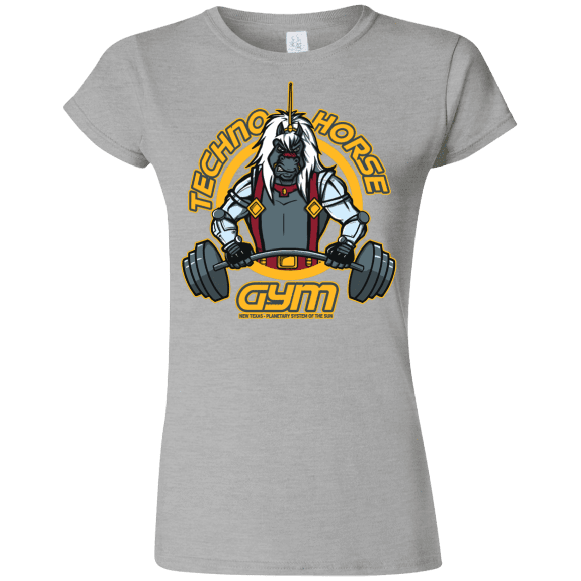 T-Shirts Sport Grey / S Techno Horse Gym Junior Slimmer-Fit T-Shirt