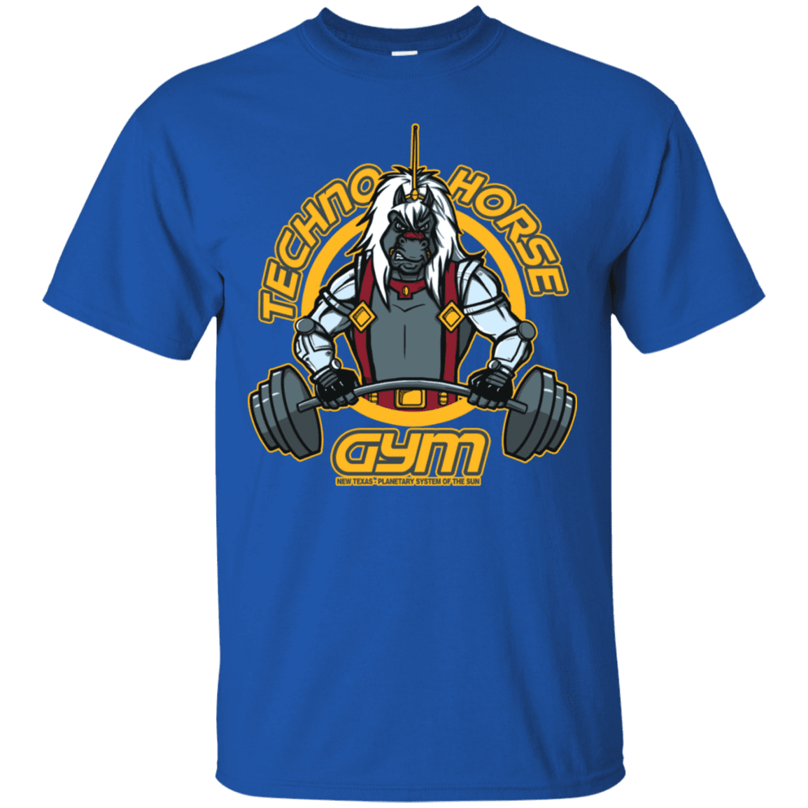 T-Shirts Royal / S Techno Horse Gym T-Shirt