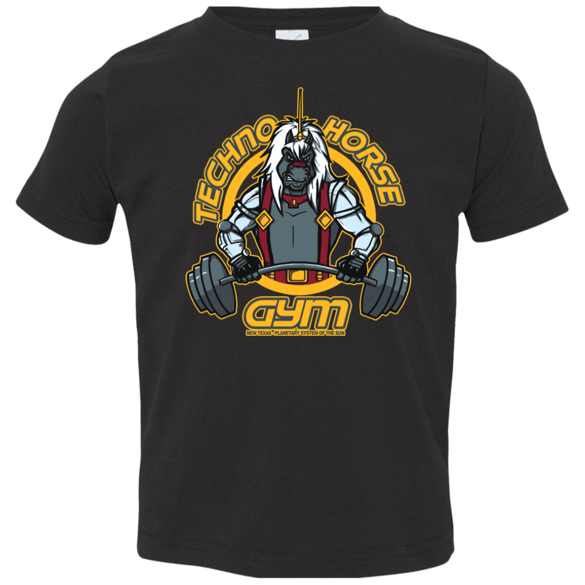 T-Shirts Black / 2T Techno Horse Gym Toddler Premium T-Shirt