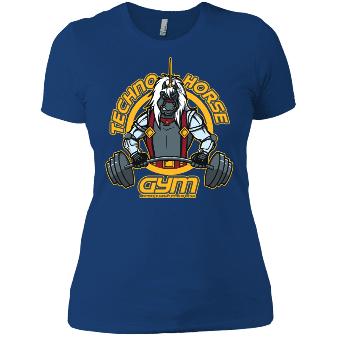 T-Shirts Royal / X-Small Techno Horse Gym Women's Premium T-Shirt
