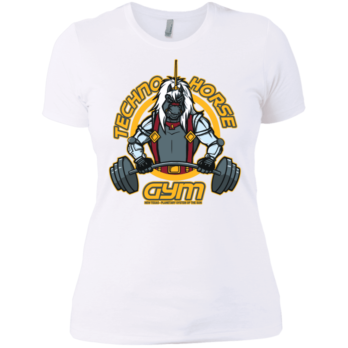 T-Shirts White / X-Small Techno Horse Gym Women's Premium T-Shirt