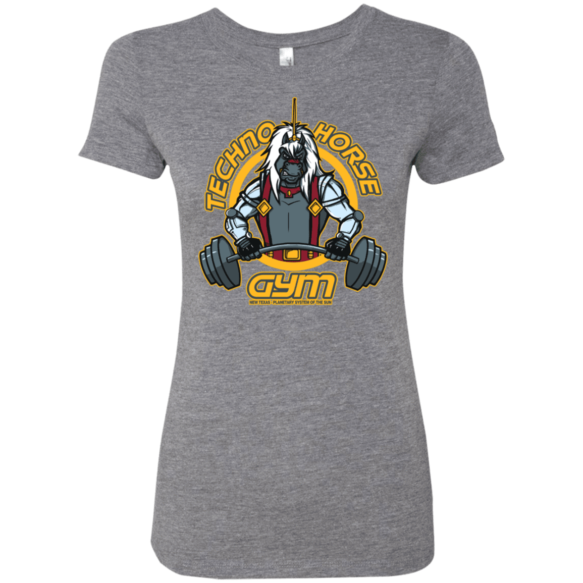 T-Shirts Premium Heather / S Techno Horse Gym Women's Triblend T-Shirt