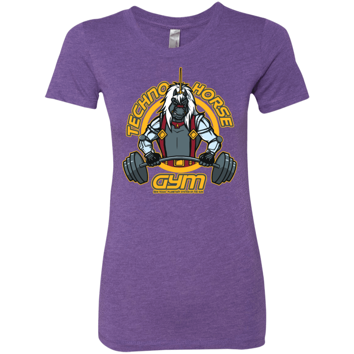 T-Shirts Purple Rush / S Techno Horse Gym Women's Triblend T-Shirt